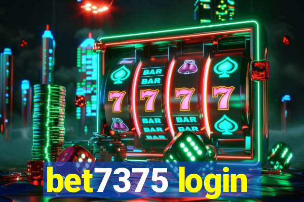 bet7375 login